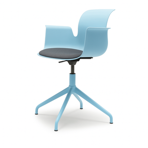 Pro Armchair Viersternalugestell farbig pulverbeschichtet von Flötotto