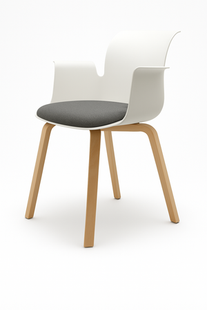 Pro Armchair Vierbeinholzgestell von Flötotto