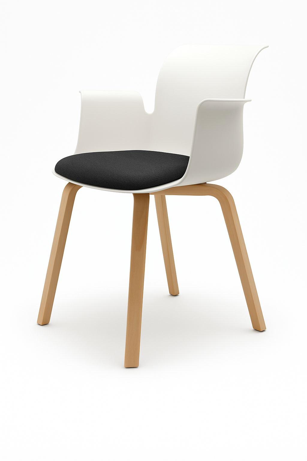 Pro Armchair Vierbeinholzgestell von Flötotto