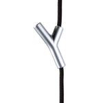 Haken matt chrom_ Seil schwarz
