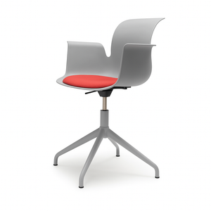 Pro Armchair Viersternalugestell farbig pulverbeschichtet von Flötotto