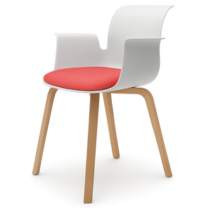 Pro Armchair Vierbeinholzgestell von Flötotto
