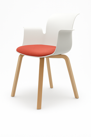 Pro Armchair Vierbeinholzgestell von Flötotto