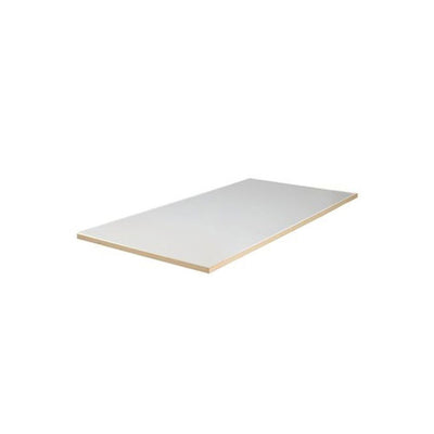 Lichtgraue Tischplatte 1600 x 800 mm für Eiermann Tischgestell