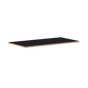 Schwarze Tischplatte 1600 x 800 mm für Eiermann Tischgestell