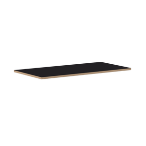 Schwarze Tischplatte 1400 x 800 mm für Eiermann Tischgestell