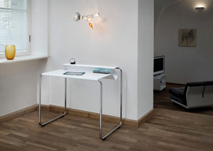 Sekretär PS07 (RAL 7044 seidengrau) von Müller Möbel