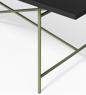 Eiermann 1 Tisch inkl. Melamintischplatte 140x80 cm (Kreuzposition: Exzentrisch)