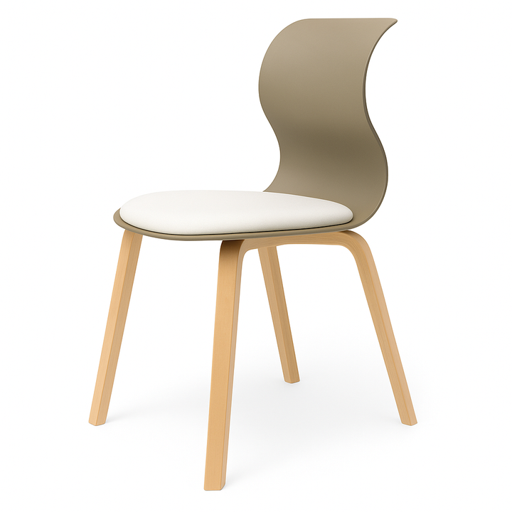 Pro Chair Vierbeinholzgestell von Flötotto