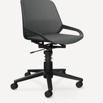 Recyceltes Polyester Cura in Grau Meliert