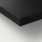 Schwarze Tischplatte 1600 x 800 mm für Eiermann Tischgestell