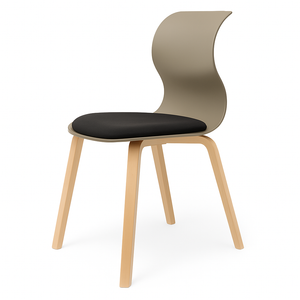 Pro Chair Vierbeinholzgestell von Flötotto