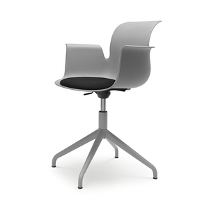 Pro Armchair Viersternalugestell farbig pulverbeschichtet von Flötotto