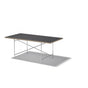 Schwarze Tischplatte 1400 x 800 mm für Eiermann Tischgestell