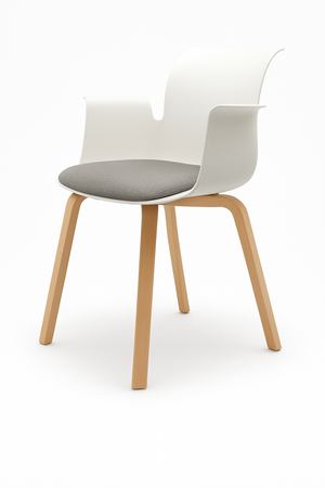 Pro Armchair Vierbeinholzgestell von Flötotto