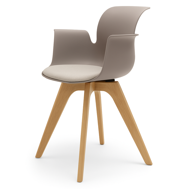Pro Armchair Viersternholzgestell von Flötotto
