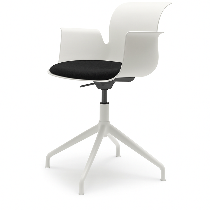 Pro Armchair Viersternalugestell farbig pulverbeschichtet von Flötotto