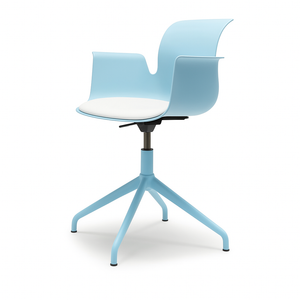 Pro Armchair Viersternalugestell farbig pulverbeschichtet von Flötotto