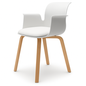 Pro Armchair Vierbeinholzgestell von Flötotto