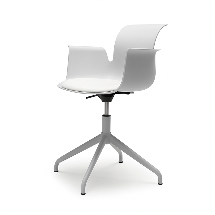 Pro Armchair Viersternalugestell farbig pulverbeschichtet von Flötotto