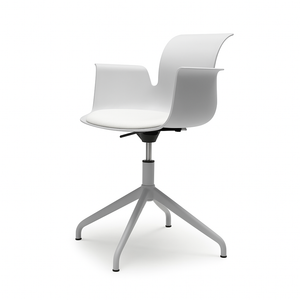 Pro Armchair Viersternalugestell farbig pulverbeschichtet von Flötotto