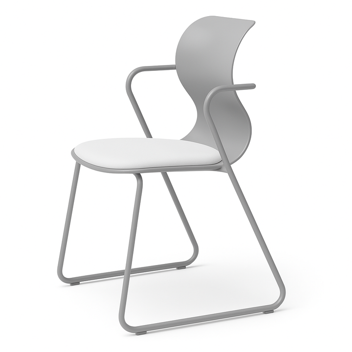 Pro Chair Gleitkufengestell mit Armlehne von Flötotto