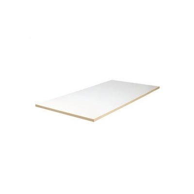Weiße Tischplatte 1600 x 800 mm für Eiermann Tischgestell